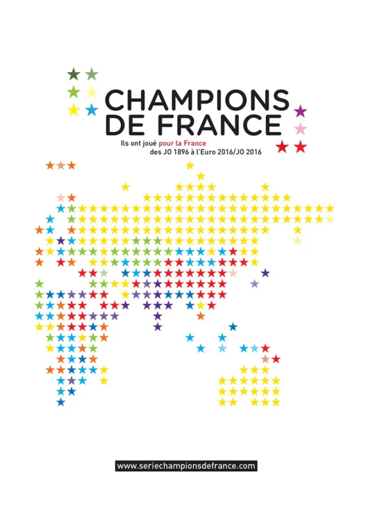 Affiche du documentaire "Champions de France "