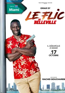 Affiche du film " Le flic de Belleville"