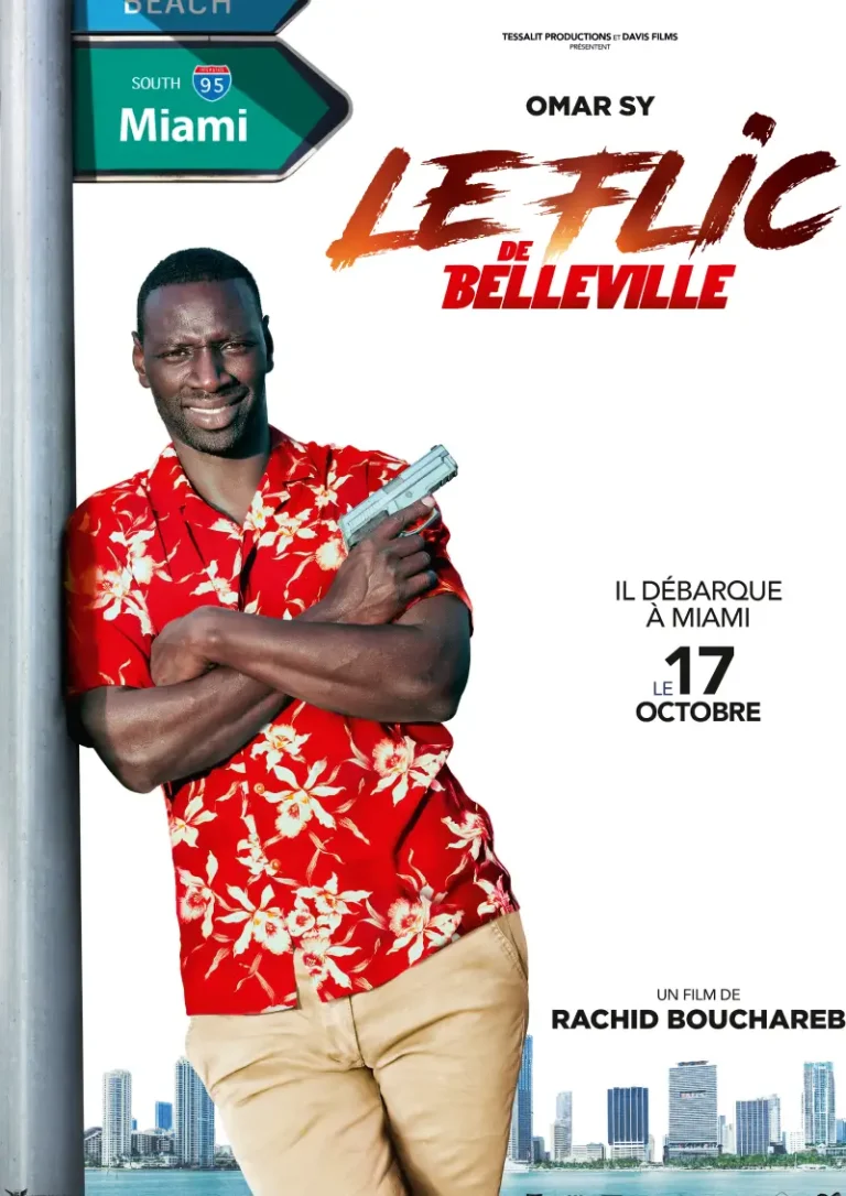 Affiche du film " Le flic de Belleville"